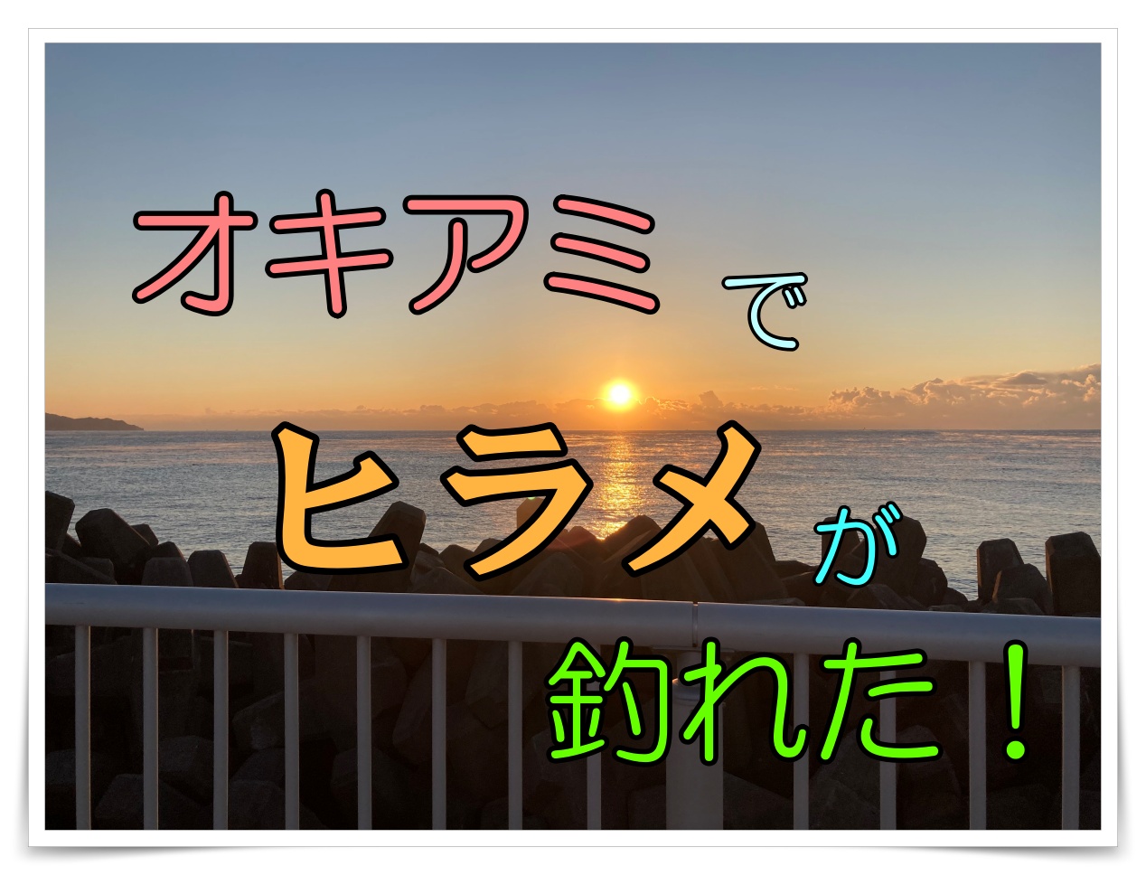 オキアミでヒラメが釣れたアイキャッチ画像